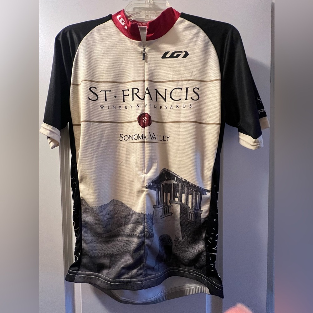 St Francis Vineyard, Sonoma, CA cycling shirt
